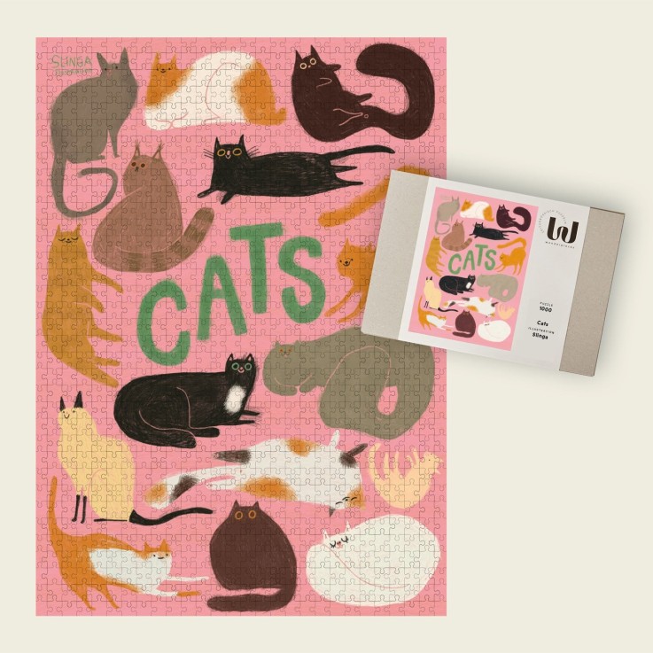 Puzzle 1000 pièces Cats
