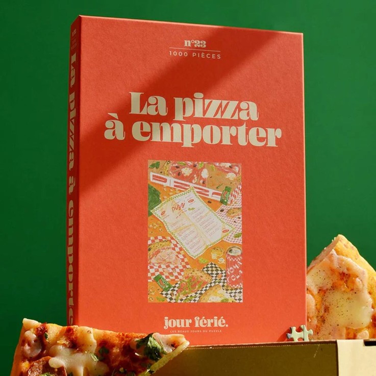 Puzzle 1000 pièces Pizza à emporter