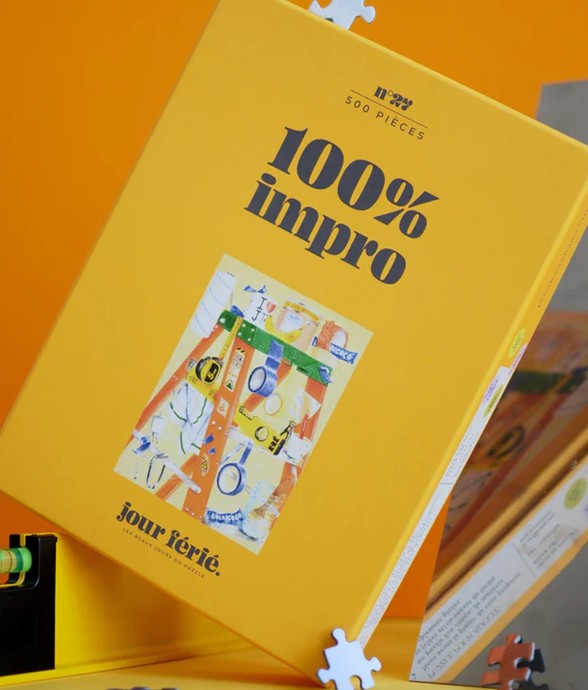 Puzzle 500 pièces 100% impro