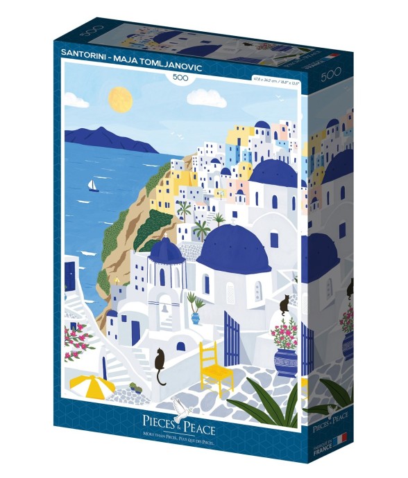 Puzzle 500 pièces Santorini