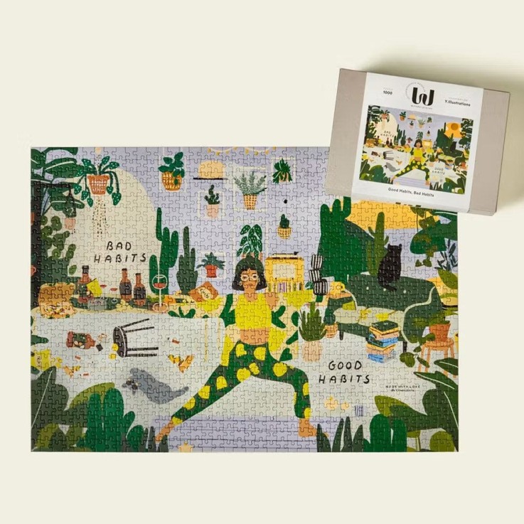 Puzzle 1000 pièces Good Habits, Bad Habits