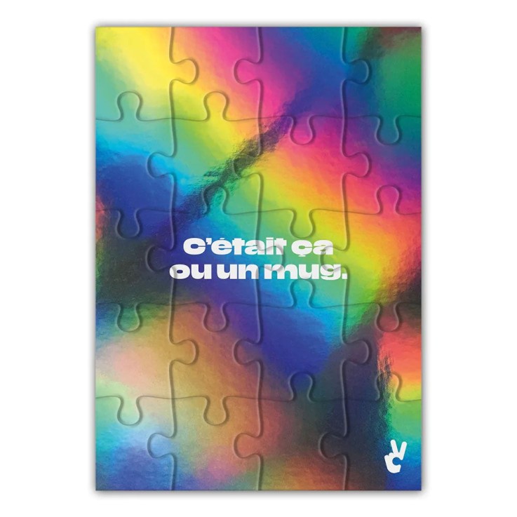 Mini puzzle 20 pièces Merci