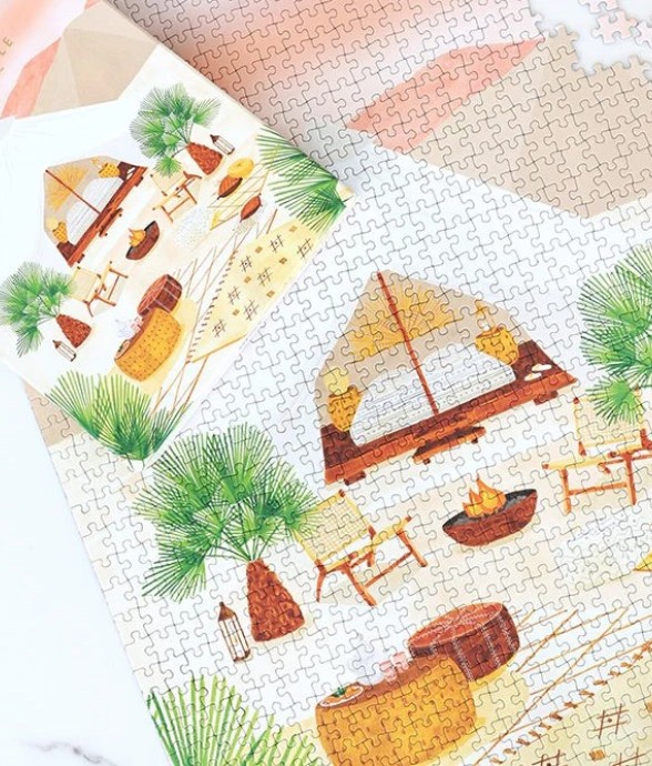 Puzzle 1000 pièces Glamping