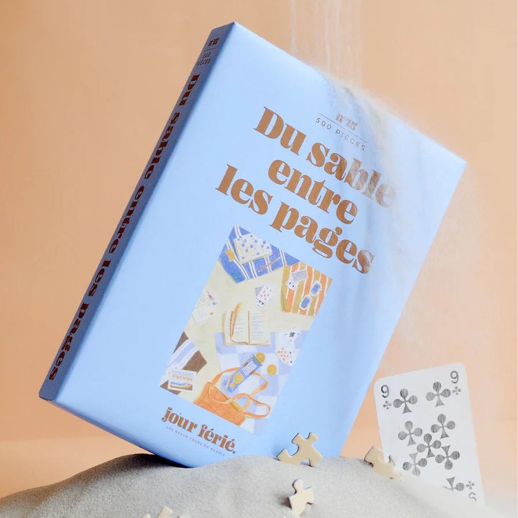 Puzzle 500 pièces Du sable entre les pages