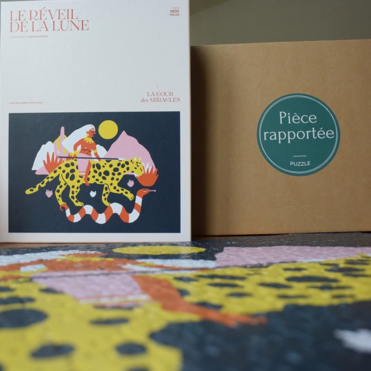 Puzzle 1000 pièces Le réveil de la Lune