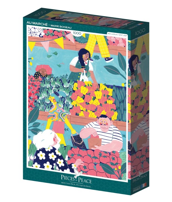 Puzzle 1000 pièces Au marché