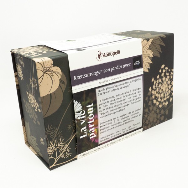 Coffret de graines bio Un jardin réensauvagé - La Vie Partout