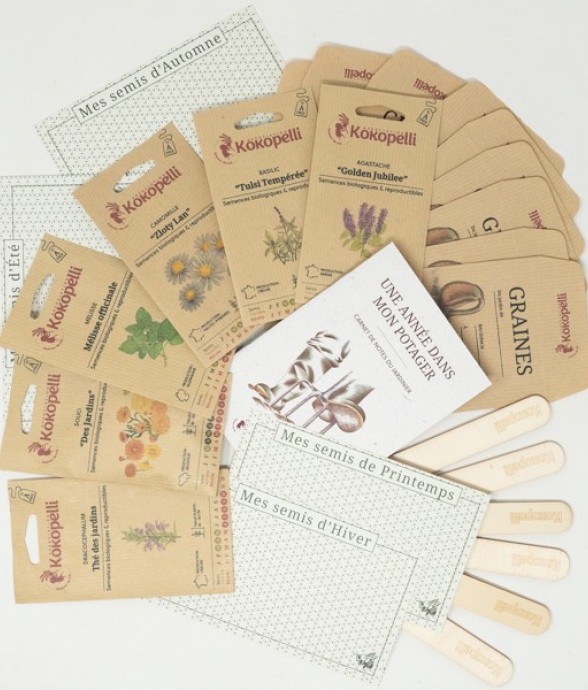 Coffret de graines bio Mes...