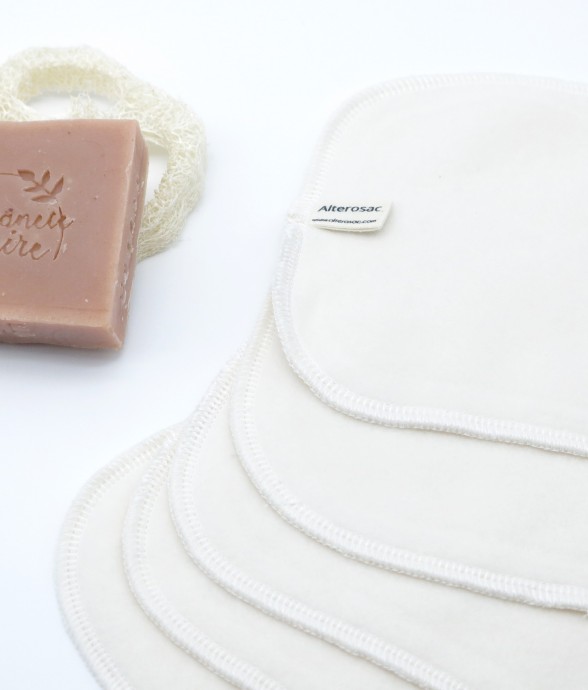 Lingettes lavables en Coton...