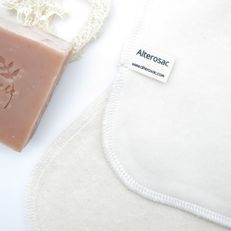 Lingettes lavables en Coton Bio x 5 (L)