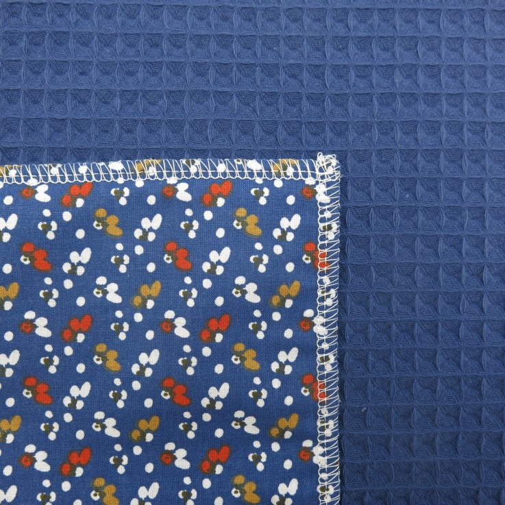 Essuie-tout lavable doublé en Coton x 5