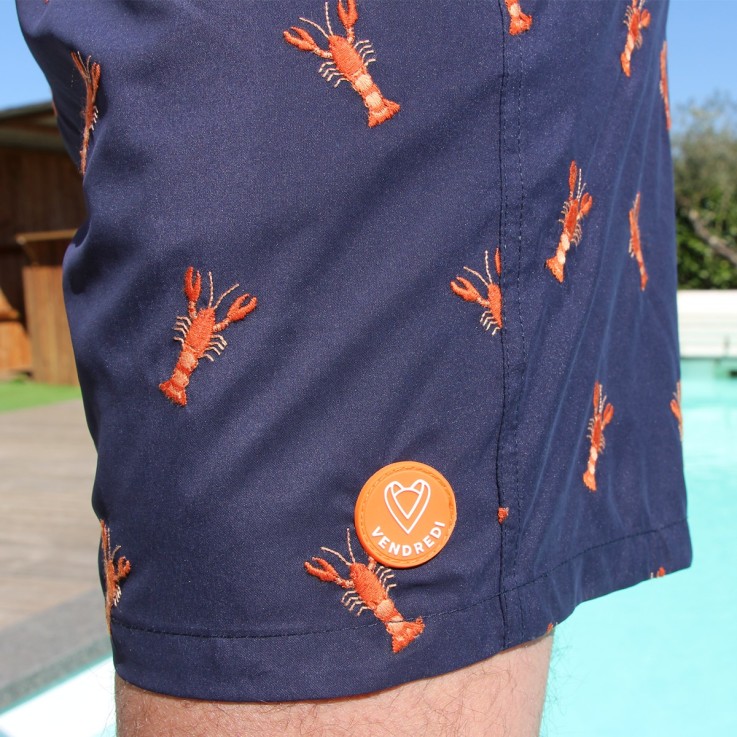 Short de bain - L'Immergé Brodé