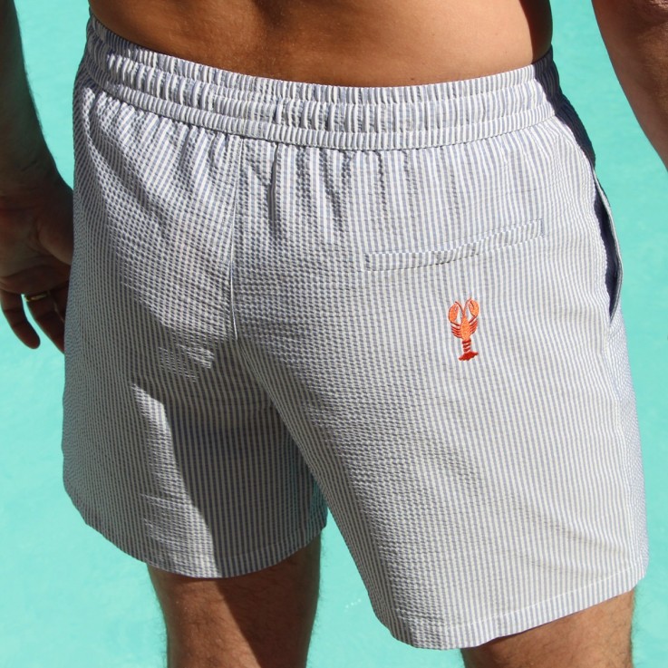 Short de bain - L'Immergé Seersucker