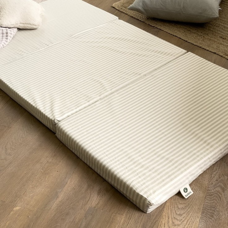 Matelas de voyage pliant rayé 60x120 cm