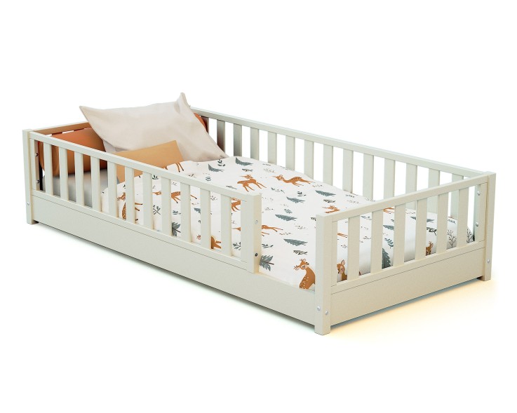 Lit au sol enfant en bois SONHO