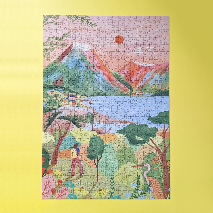 Puzzle 500 pièces Balade entre ciel et terre