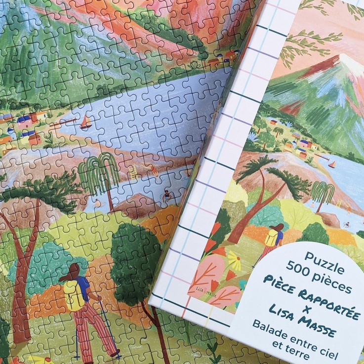 Puzzle 500 pièces Balade entre ciel et terre