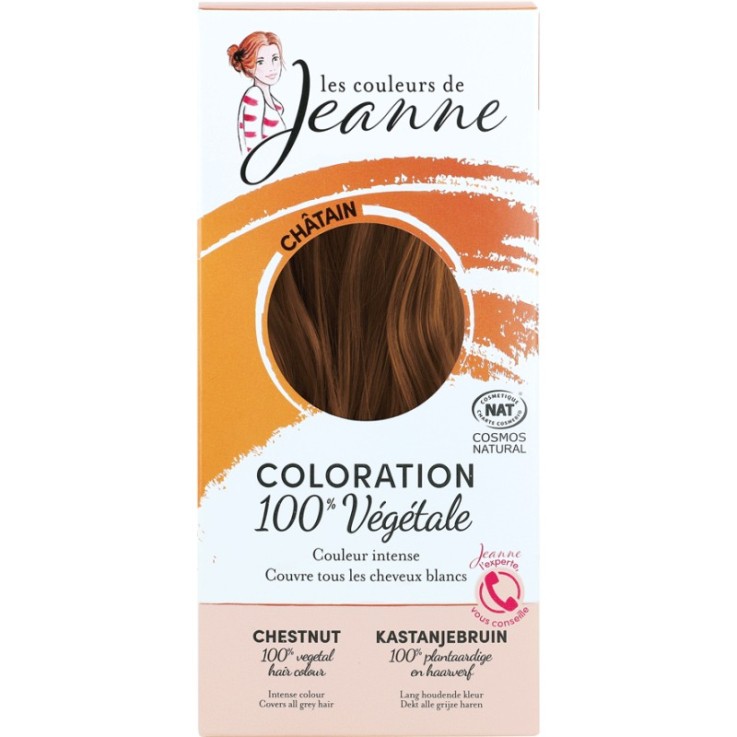 Coloration 100% Végétale - Châtain