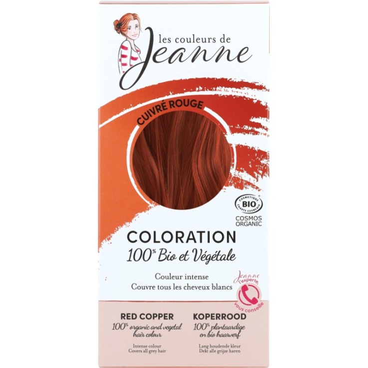 Coloration 100% Bio & Végétale - Cuivré rouge