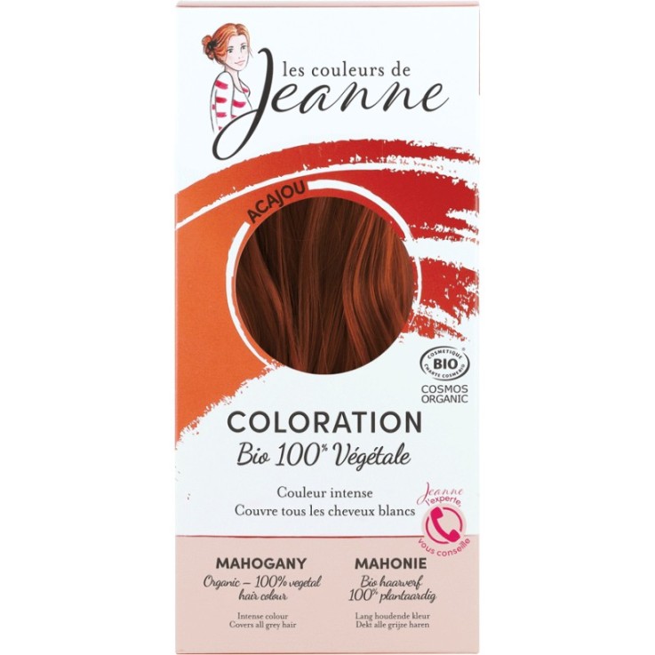 Coloration 100% Bio & Végétale - Acajou