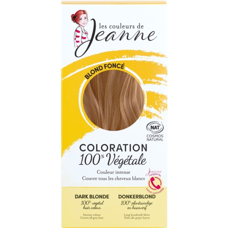 Coloration 100% Végétale - Blond foncé
