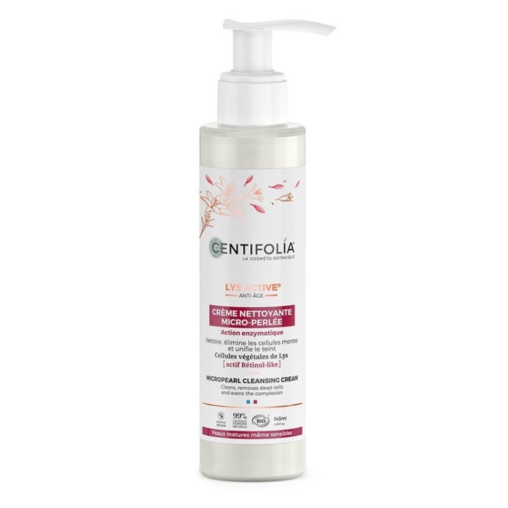 Crème nettoyante micro-perlée (145ml) Bio