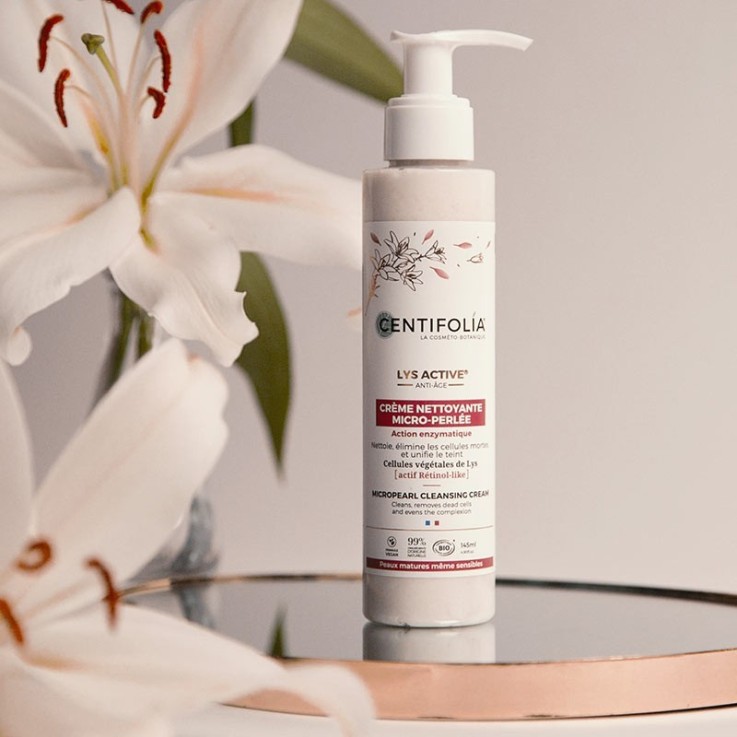 Crème nettoyante micro-perlée (145ml) Bio