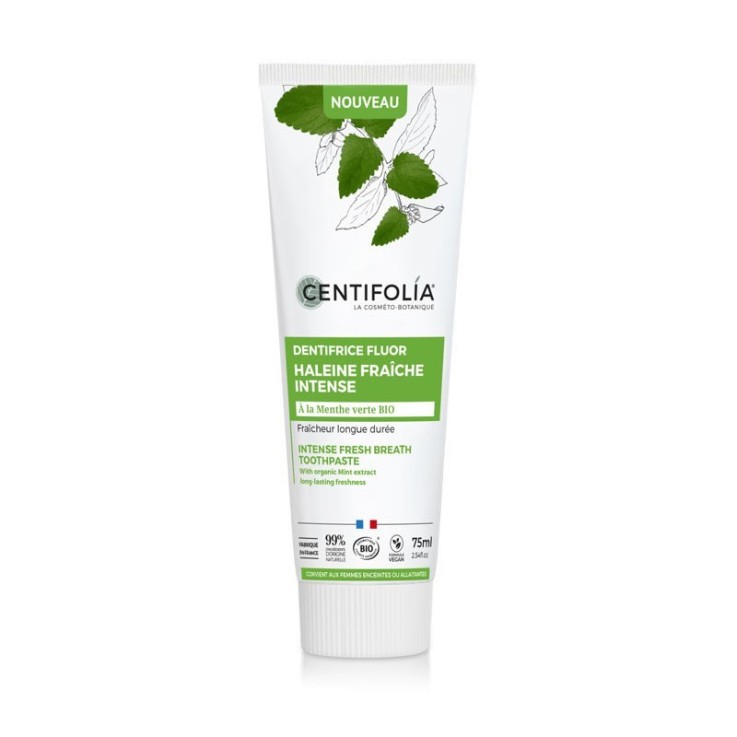 Dentifrice fluor haleine fraiche intense (75ml) Bio