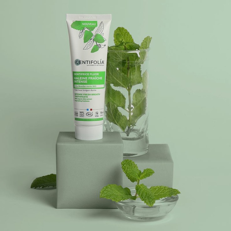 Dentifrice fluor haleine fraiche intense (75ml) Bio