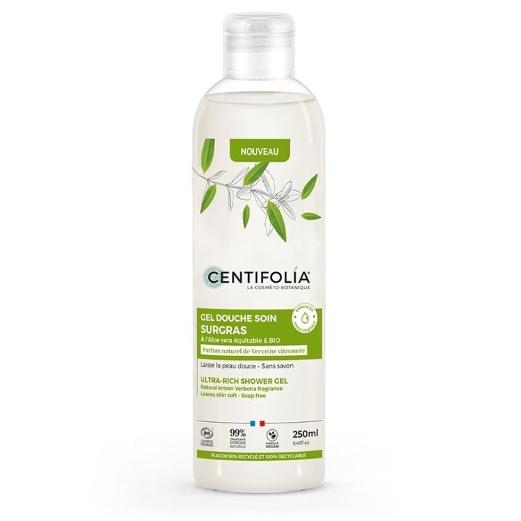 Gel douche soin surgras Verveine citronnée (250ml) Bio