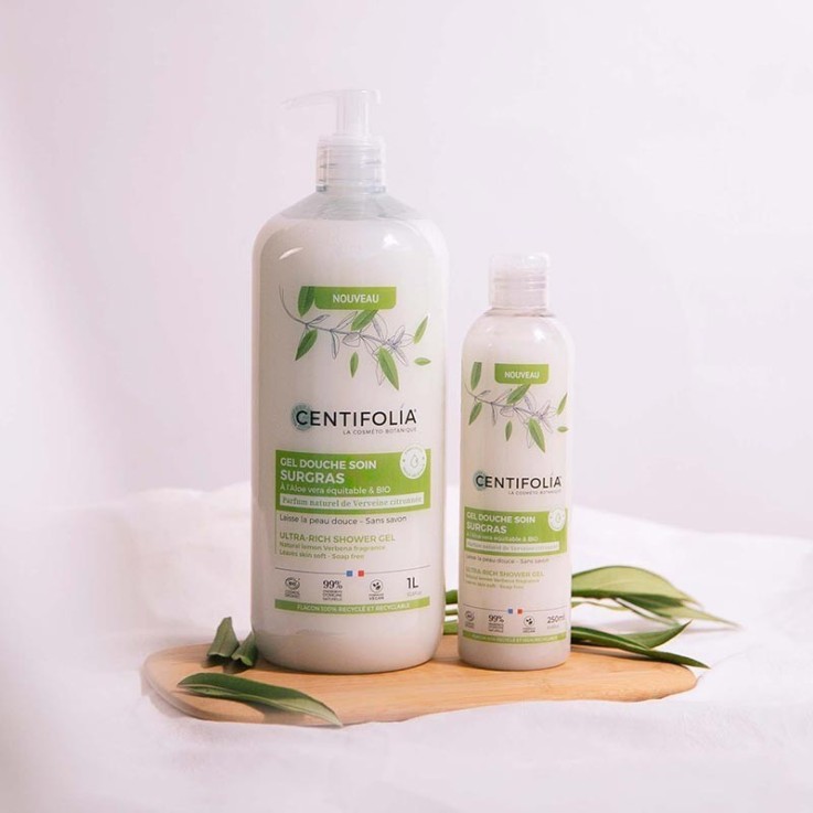 Gel douche soin surgras Verveine citronnée (250ml) Bio