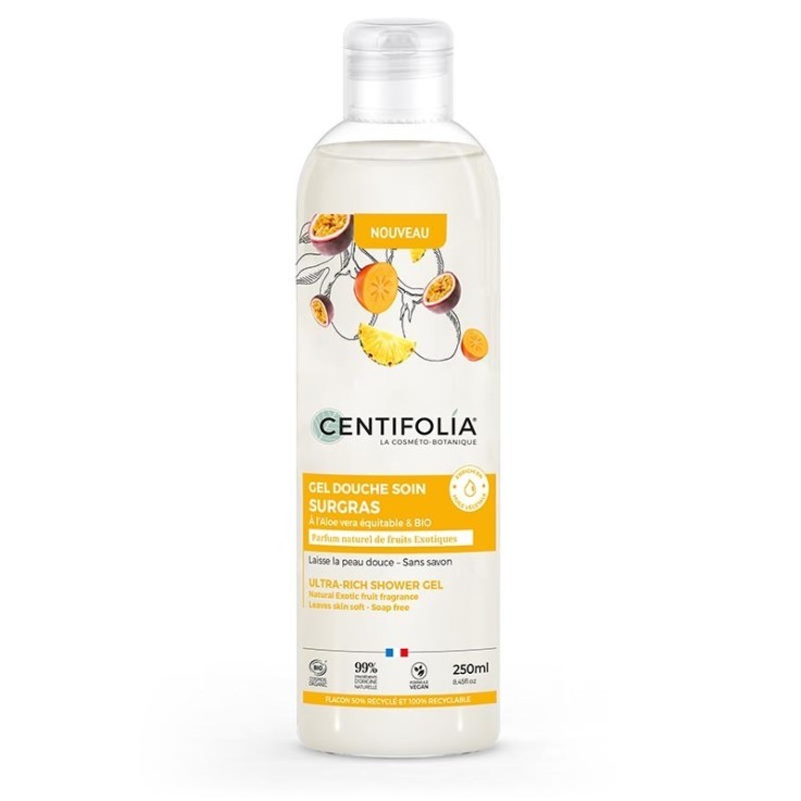 Gel douche soin surgras Fruits exotiques (250ml) Bio