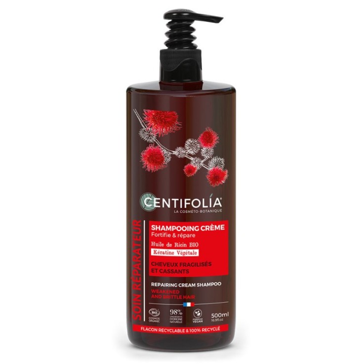 Shampoing crème réparateur (500ml) Bio