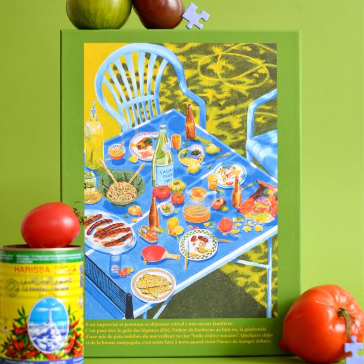 Puzzle 1000 pièces Manger dehors