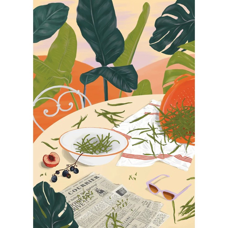 Puzzle 1000 pièces Les haricots verts