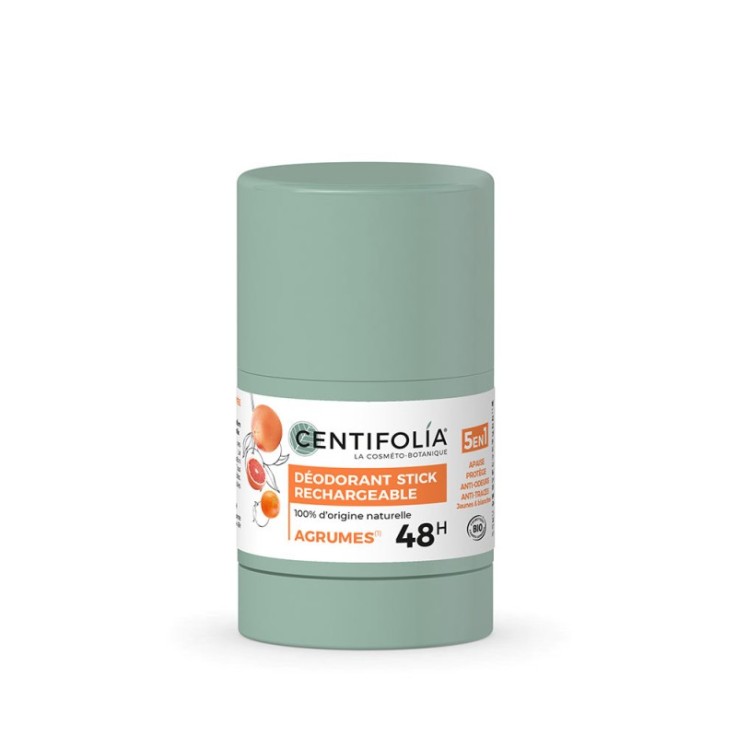 Déodorant stick rechargeable 48h - Agrumes Bio