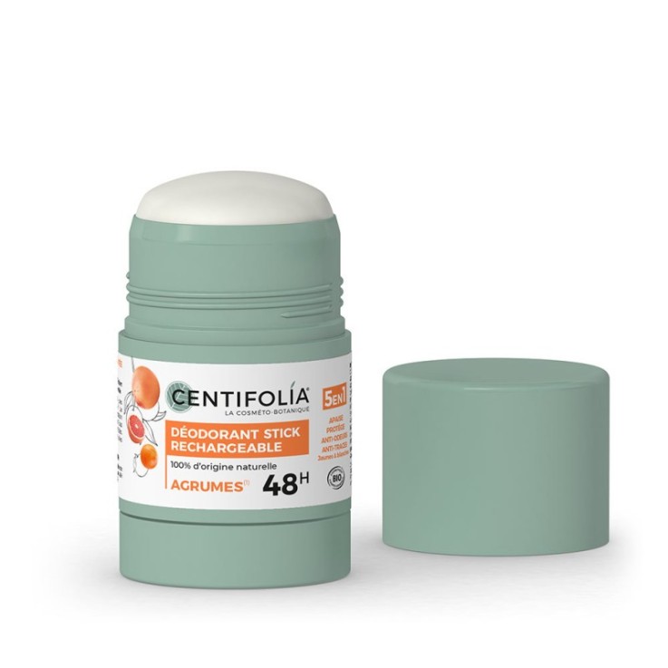 Déodorant stick rechargeable 48h - Agrumes Bio