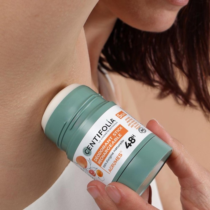 Déodorant stick rechargeable 48h - Agrumes Bio