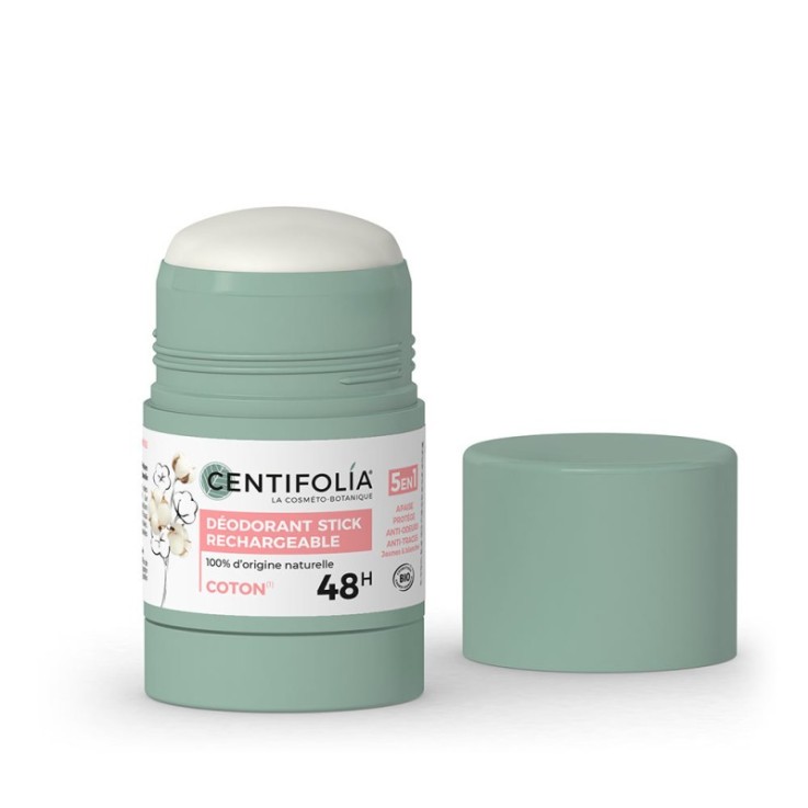 Déodorant stick rechargeable 48h - Fleur de coton Bio