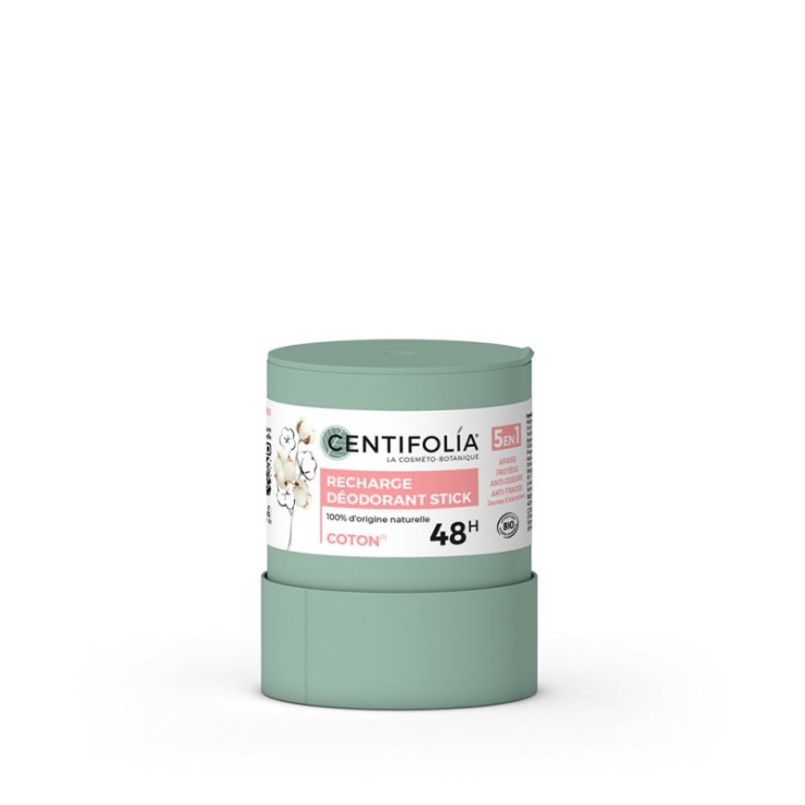 Recharge déodorant stick 48h - Fleur de coton Bio