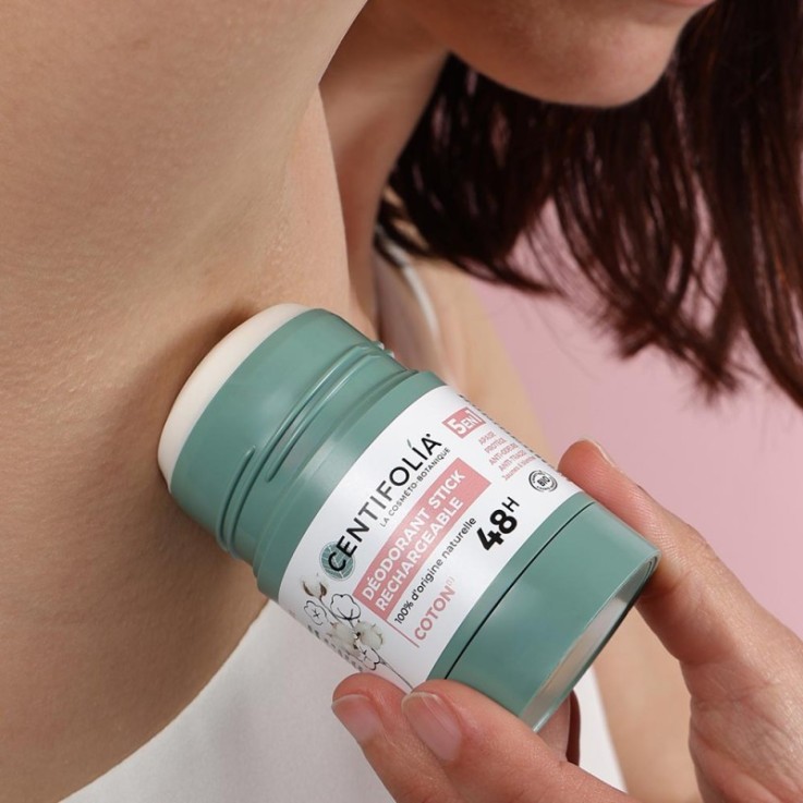 Recharge déodorant stick 48h - Fleur de coton Bio