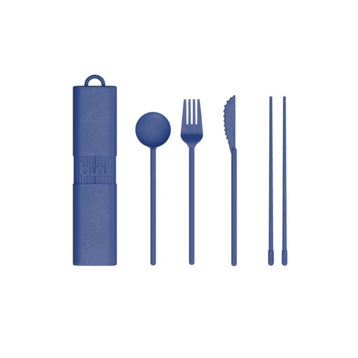 Kit de couverts nomades biosourcés