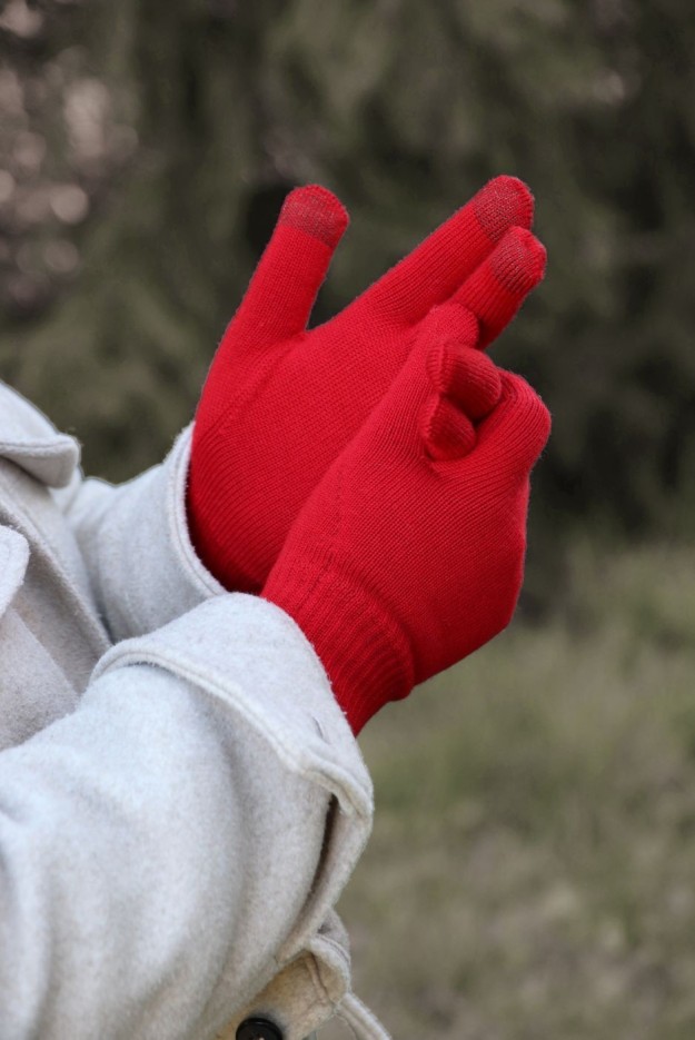 Gants tactiles Perinne Laine mérinos extra fine