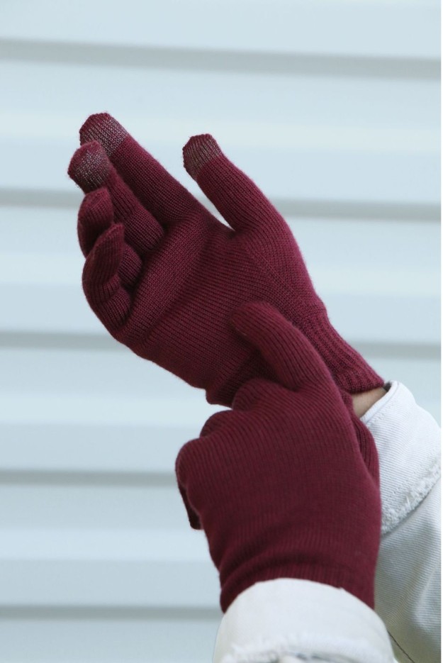 Gants tactiles Perinne Laine mérinos extra fine