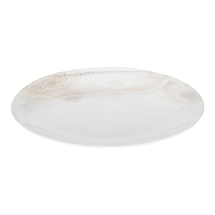 Assiette plate Mojave 27 cm (lot de 6) en grès