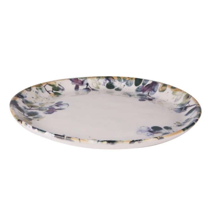 Assiette plate Garden 27,5 cm (lot de 6) en faïence