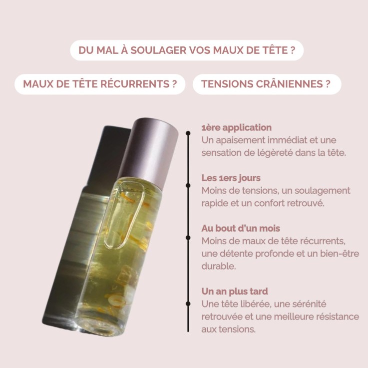 Roll-On Tête et Tempes aux huiles essentielles