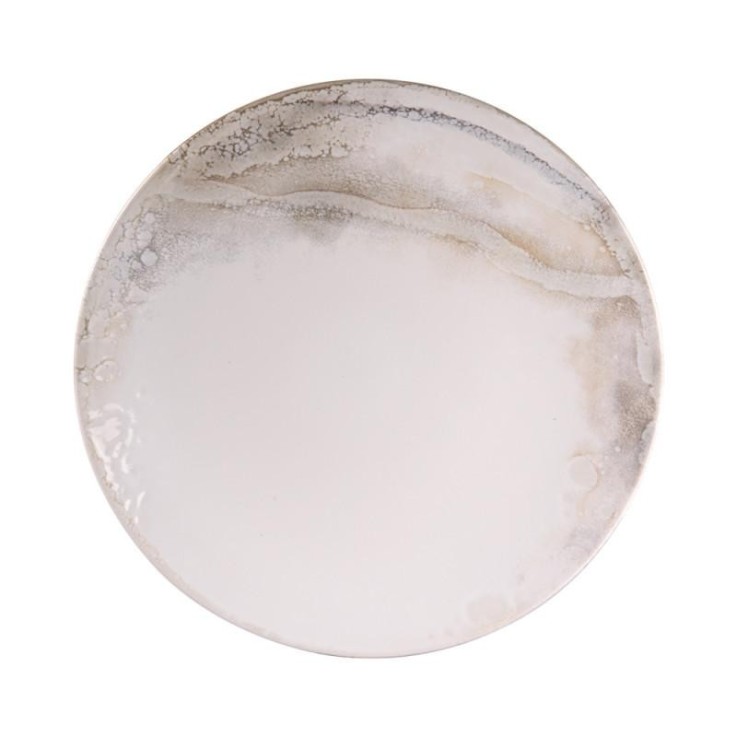 Assiette plate Mojave 27 cm (lot de 6) en grès