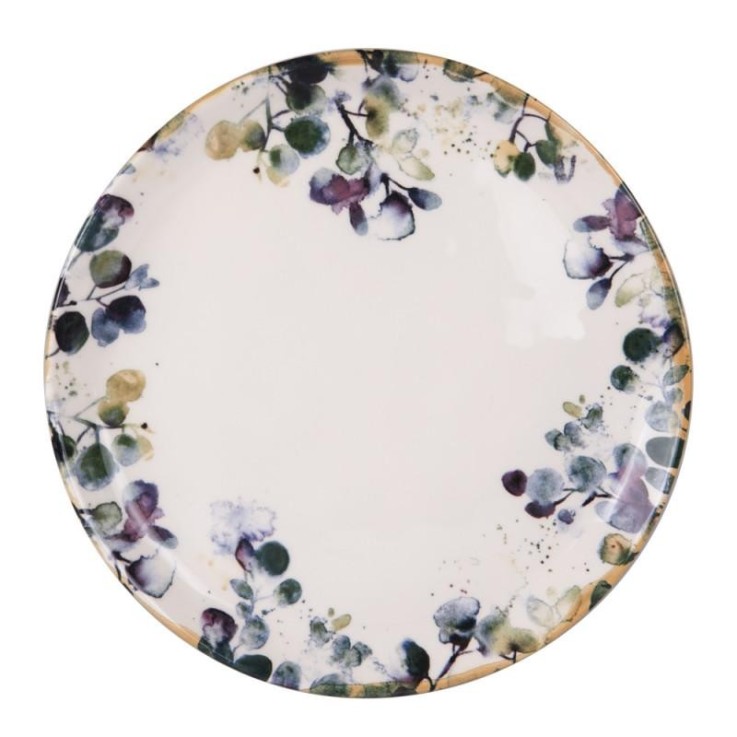 Assiette plate Garden 27,5 cm (lot de 6) en faïence