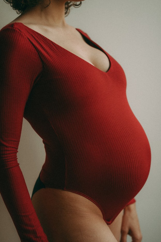 Body Céline côtelé col V Tencel